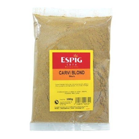 Carvi Blond moulu - 100 g (Espig)disponible à la Maison Pollet de Toulouse