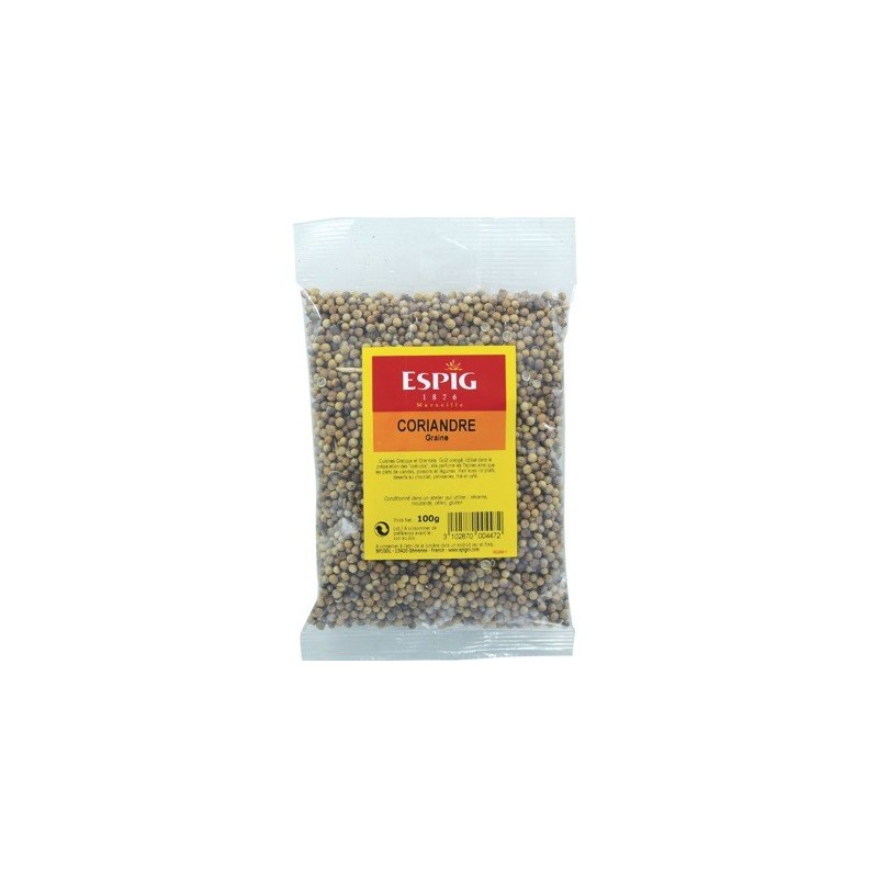 Coriandre gros grain - 100 g (Espig)disponible à la Maison Pollet de Toulouse