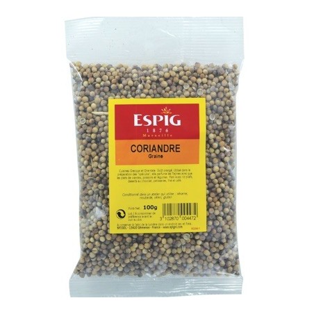 Coriandre gros grain - 100 g (Espig)disponible à la Maison Pollet de Toulouse