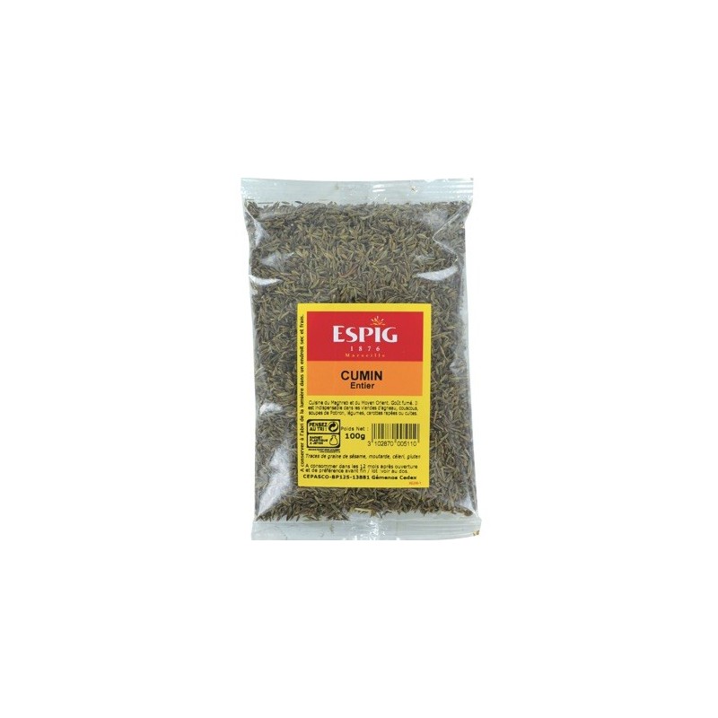Cumin grain - 100 g (Espig)disponible à la Maison Pollet de Toulouse