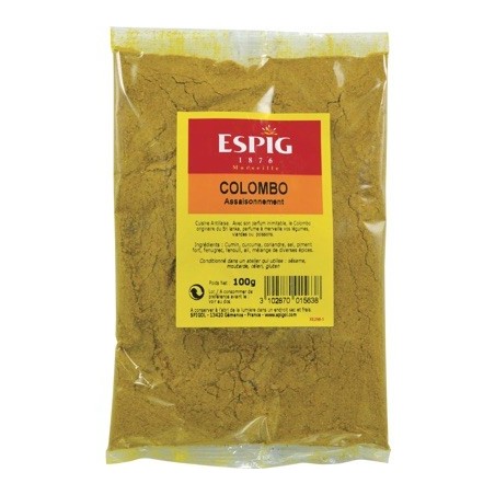 Epices Colombo - 100 g (Espig)disponible à la Maison Pollet de Toulouse