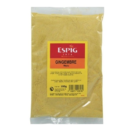Gingembre moulu - 100 g (Espig)disponible à la Maison Pollet de Toulouse