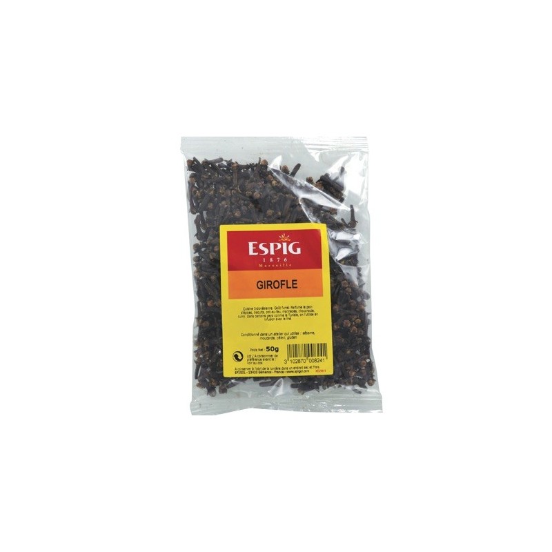 Girofle (clou) entière - 50 g (Espig)disponible à la Maison Pollet de Toulouse
