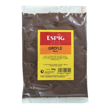 Girofle (clou) moulu - 50 g (Espig)disponible à la Maison Pollet de Toulouse