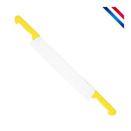 Couteau Fromage 33 cm 2 mains manche jaune (Au Nain)disponible à la Maison Pollet de Toulouse