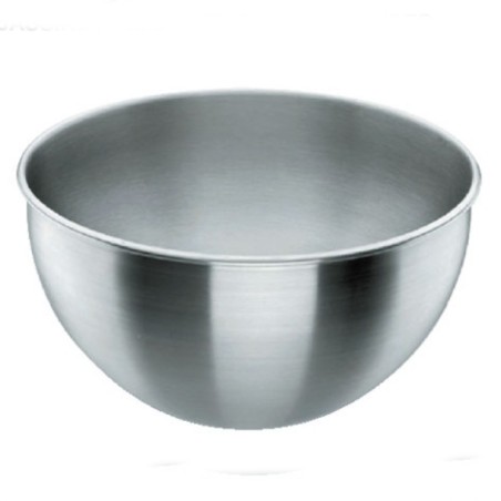 Bassine Inox demi-sphérique sans pied ni anses Ø 220x110 mm - 2,70 Ldisponible à la Maison Pollet de Toulouse