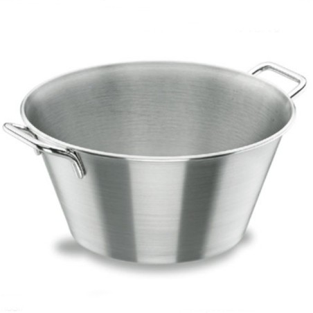Bassine pâtissière Inox conique à fond plat 2 anses Ø 450x200 mm - 22,00 Ldisponible à la Maison Pollet de Toulouse