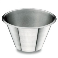 Bassine pâtissière Inox conique à fond plat Ø 240x126 mm - 3,50 Ldisponible à la Maison Pollet de Toulouse