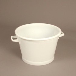 Baquet 35 L PEBD Blanc - Ø 480x310 mm (Gliac)disponible à la Maison Pollet de Toulouse
