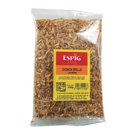 Oignon grillé lanière - 100 g (Espig)disponible à la Maison Pollet de Toulouse