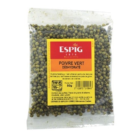 Poivre vert entier - 50 g (Espig)disponible à la Maison Pollet de Toulouse