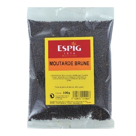 Moutarde brune grain - 100 g (Espig)disponible à la Maison Pollet de Toulouse