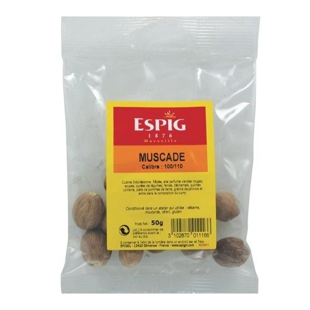 Muscade noix moyenne - 50 g (Espig)disponible à la Maison Pollet de Toulouse
