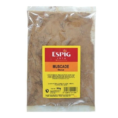 Muscade moulue - 50 g (Espig)disponible à la Maison Pollet de Toulouse