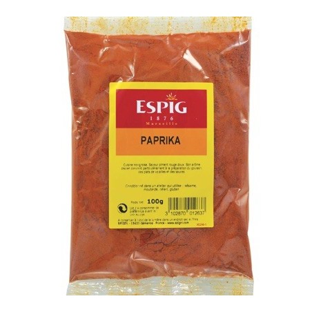 Paprika précieux doux - 100 g (Espig)disponible à la Maison Pollet de Toulouse