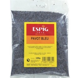 Pavot bleu grain - 100 g (Espig)disponible à la Maison Pollet de Toulouse