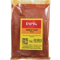 Piment fort de Cayenne moulu - 100 g (Espig)disponible à la Maison Pollet de Toulouse