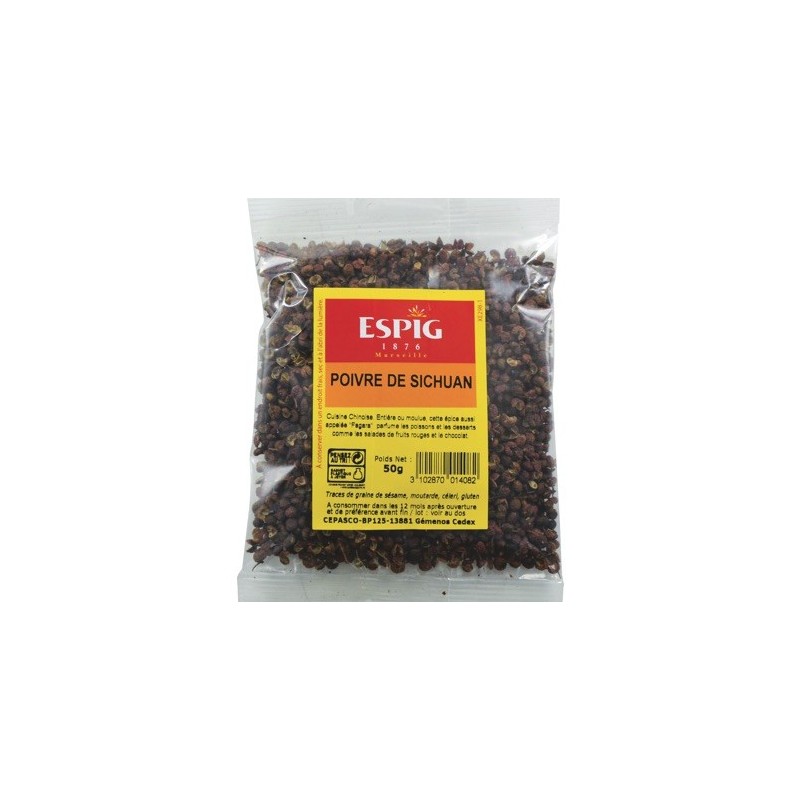 Poivre de Sichuan entier - 50 g (Espig)disponible à la Maison Pollet de Toulouse