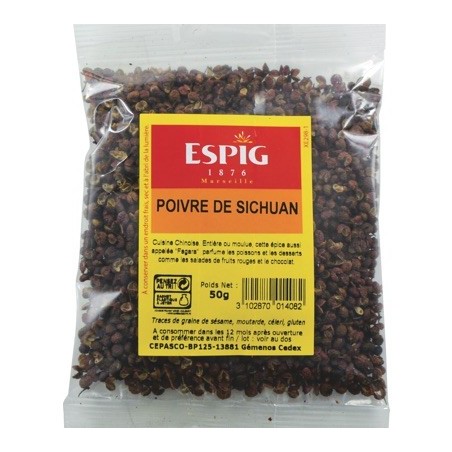 Poivre de Sichuan entier - 50 g (Espig)disponible à la Maison Pollet de Toulouse