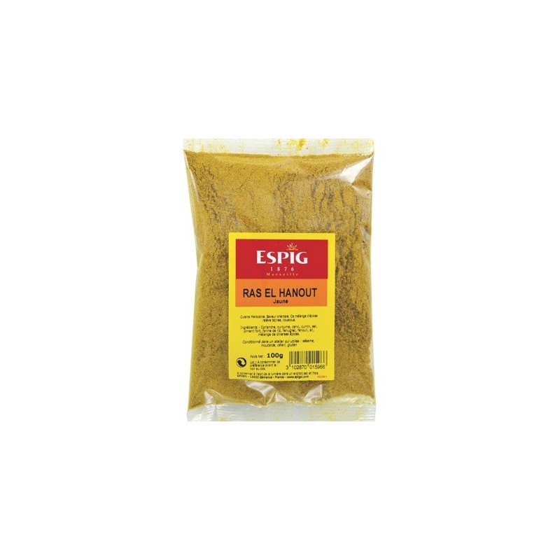 Ras el hanout jaune - 100 g (Espig)disponible à la Maison Pollet de Toulouse