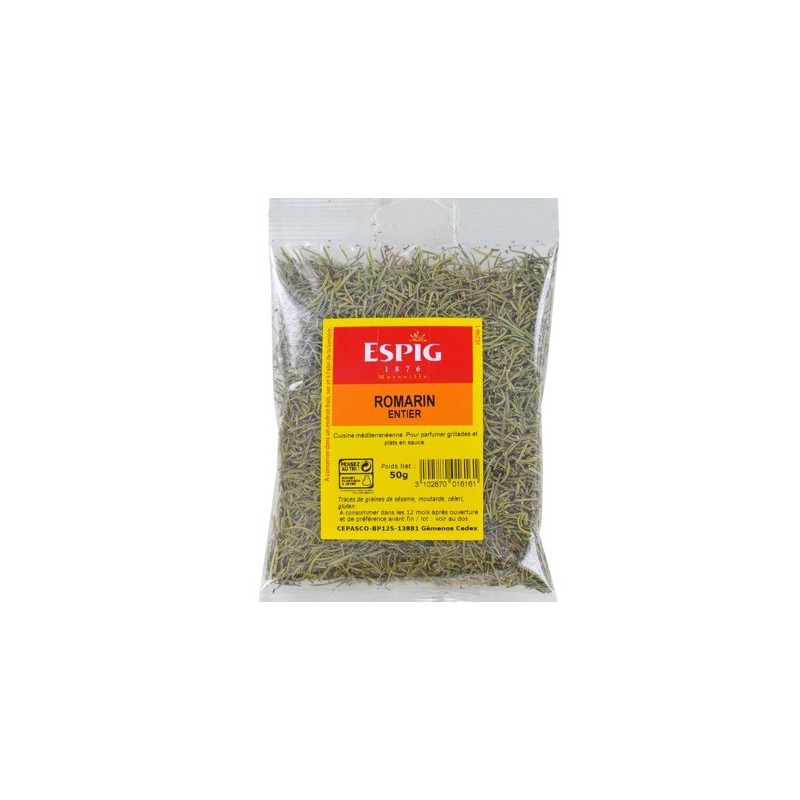Romarin entier - 50 g (Espig)disponible à la Maison Pollet de Toulouse