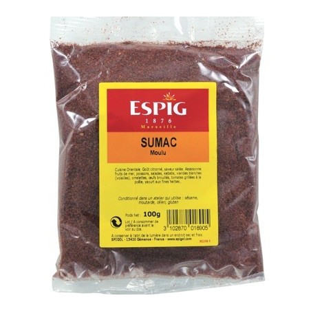 Sumac moulu - 100 g (Espig)disponible à la Maison Pollet de Toulouse