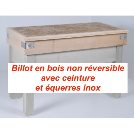 Billot non reversible avec ceinture & équerre - 900x600x200 mmdisponible à la Maison Pollet de Toulouse