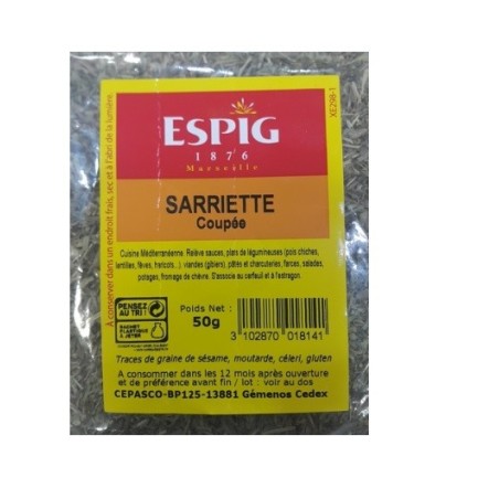 Sarriette feuille concassée - 50 g (Espig)disponible à la Maison Pollet de Toulouse