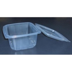 Barquette chaleur couvercle attenant PP 375 g - 128x117x55 mm (x50)disponible à la Maison Pollet de Toulouse