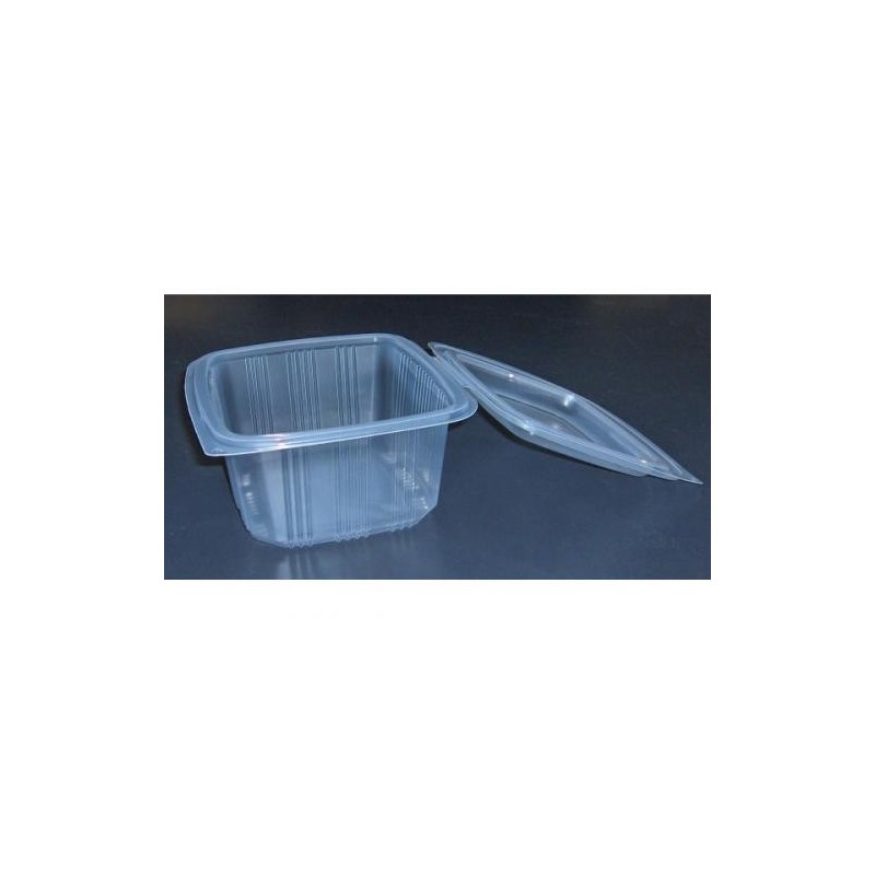 Barquette chaleur couvercle attenant PP 375 g - 128x117x55 mm (x50)disponible à la Maison Pollet de Toulouse