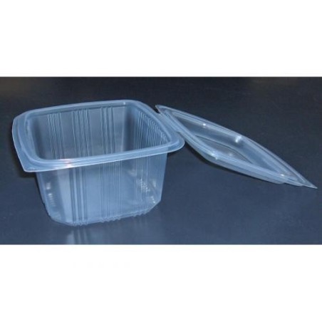 Barquette chaleur couvercle attenant PP 375 g - 128x117x55 mm (x50)disponible à la Maison Pollet de Toulouse