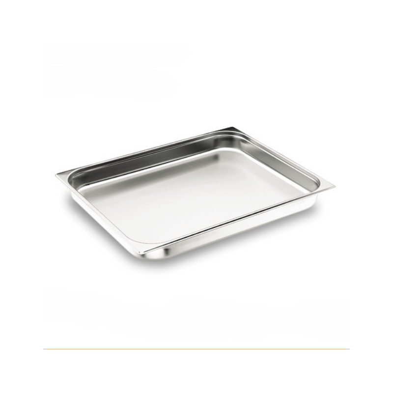 Plat Inox 650x530x65 mm - Four Inox 18/10 - Gastronorm 2/1disponible à la Maison Pollet de Toulouse