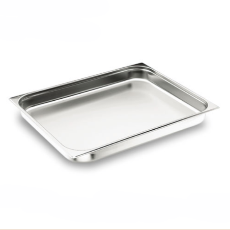 Plat Inox 650x530x200 mm - Four Inox 18/10 - Gastronorm 2/1disponible à la Maison Pollet de Toulouse