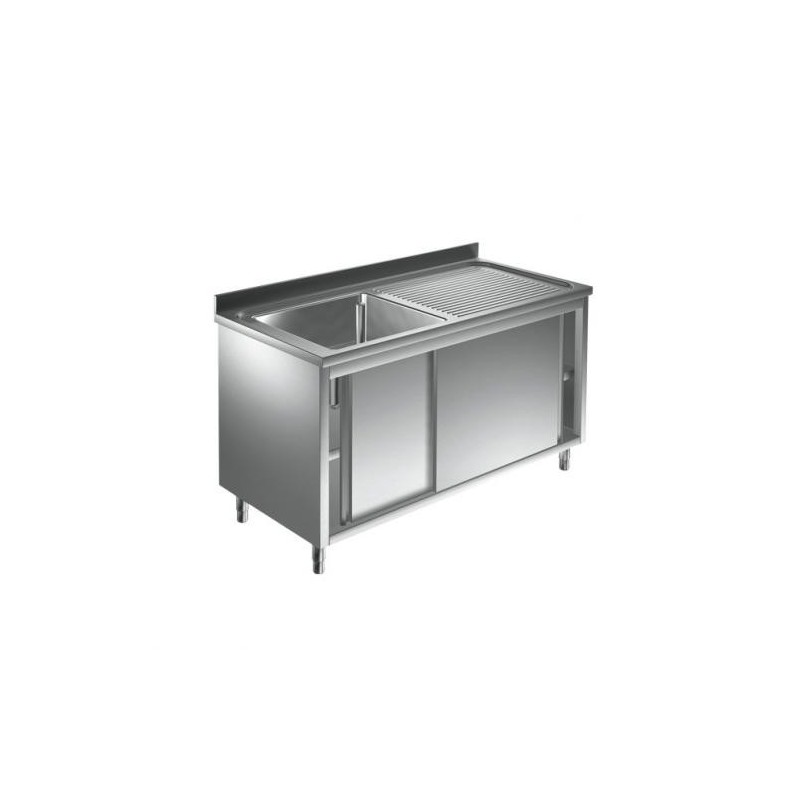 1200x700x880 mm - 1 Cuve de 500x500x300 mm - Plonge sur meuble + 1 égouttoir à droitedisponible à la Maison Pollet de Toulouse