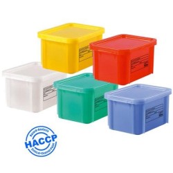 Bac & Couvercle HACCP PEHD Vert 12 L - 400x300x180 mm (Gilac)disponible à la Maison Pollet de Toulouse