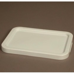 Couvercle 12 & 15 L PEHD Blanc - 400x300x30 mm (Gilac)disponible à la Maison Pollet de Toulouse