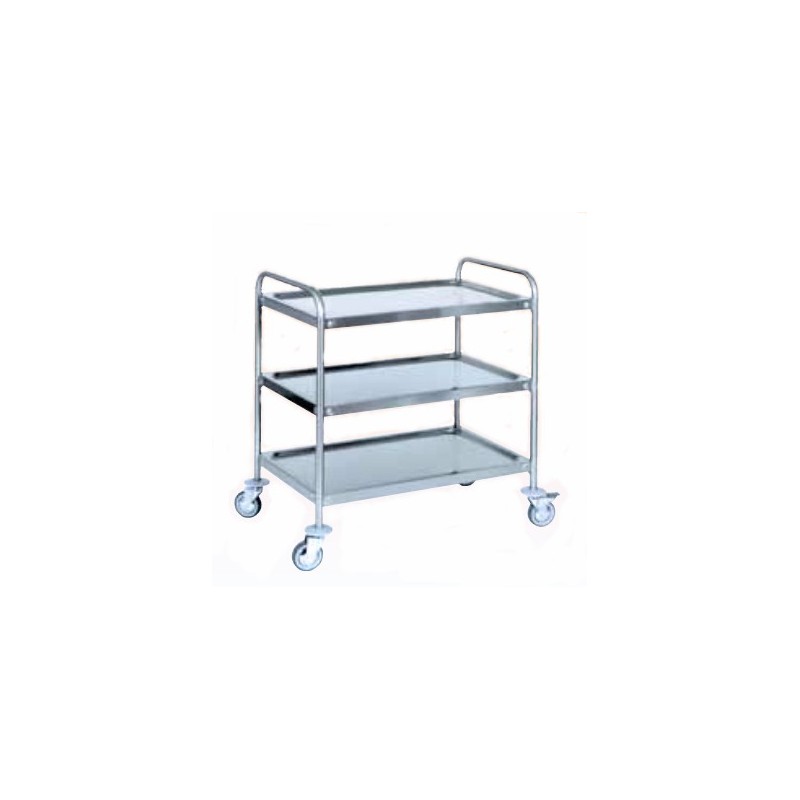Desserte inox sur roues 3 Niveaux - 1030x530x940 mmdisponible à la Maison Pollet de Toulouse