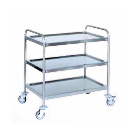 Desserte inox sur roues 3 Niveaux - 1030x530x940 mmdisponible à la Maison Pollet de Toulouse