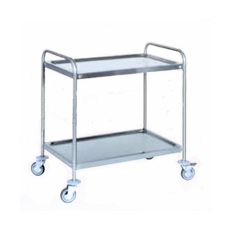 Desserte inox sur roues 2 Niveaux - 1030x530x940 mmdisponible à la Maison Pollet de Toulouse