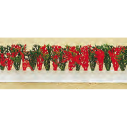 Barrette Cyprès vert et rouge 250 mm (Boîte de 12)disponible à la Maison Pollet de Toulouse