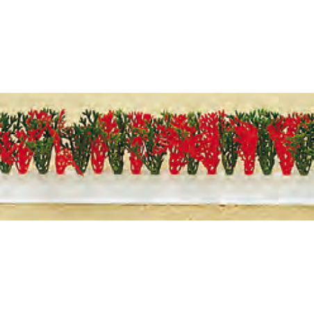 Barrette Cyprès vert et rouge 250 mm (Boîte de 12)disponible à la Maison Pollet de Toulouse