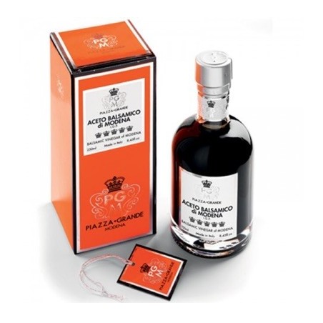 Vinaigre Balsamique IGP de Modène, 5 couronnes - 250 ml (PIAZZA GRANDE)disponible à la Maison Pollet de Toulouse