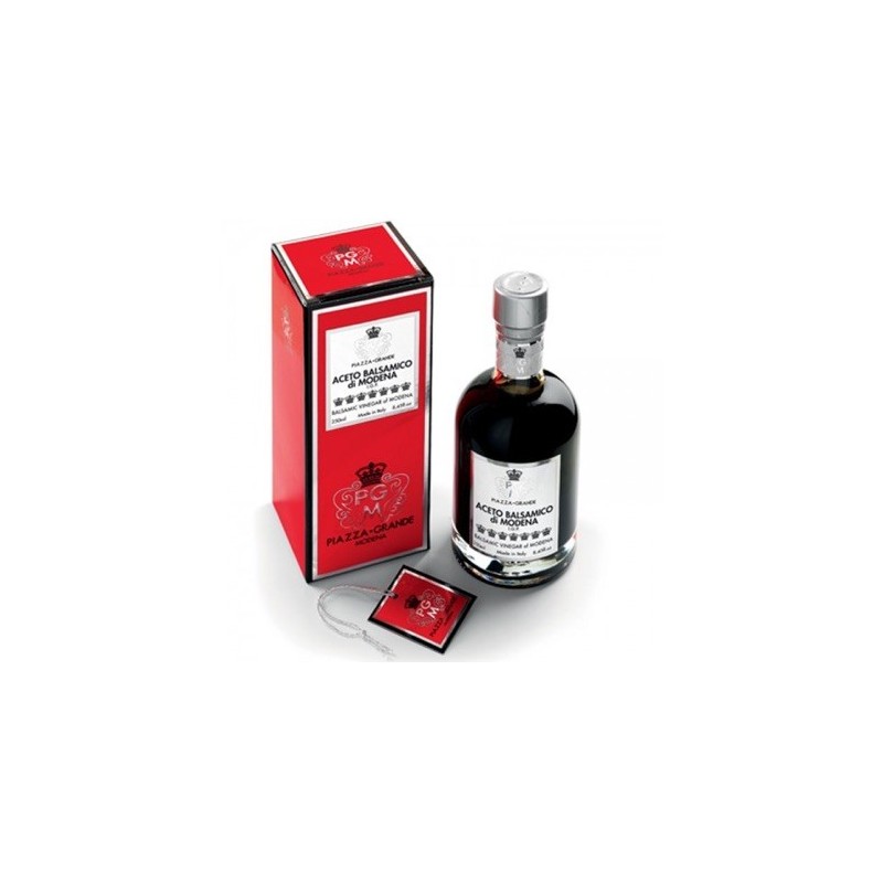 Vinaigre Balsamique IGP de Modène, 7 couronnes - 250 ml (PIAZZA GRANDE)disponible à la Maison Pollet de Toulouse