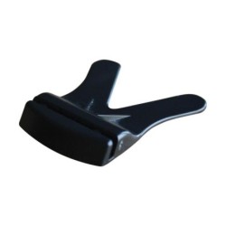 Support rainuré noir pour étiquettedisponible à la Maison Pollet de Toulouse