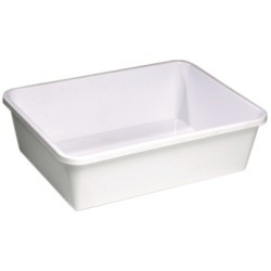 Caisse à Pâton PEHD Blanc 20 L - 530x410x145 mmdisponible à la Maison Pollet de Toulouse