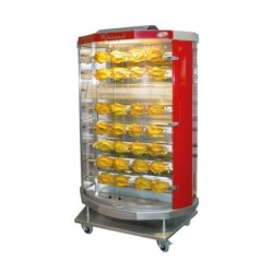 Rôtissoire électrique à Broches MAGMA 8 sur chassis inox à roulettes - Triphasédisponible à la Maison Pollet de Toulouse