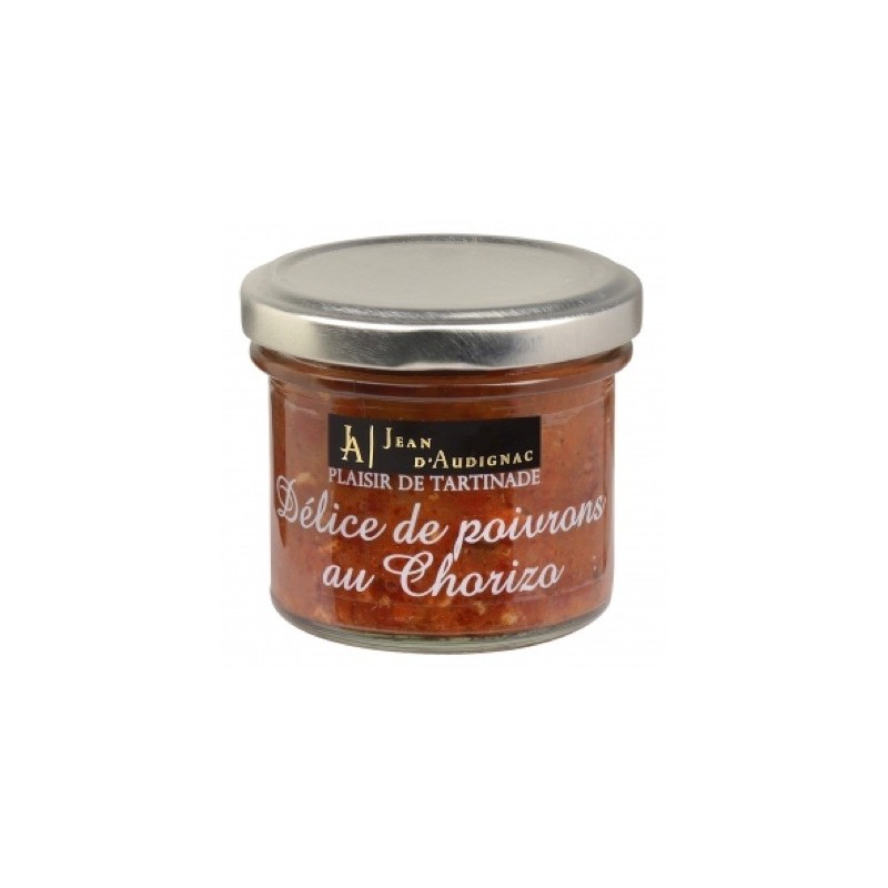 Délice de poivrons au chorizo -  100 g (Jean d'Audignac)disponible à la Maison Pollet de Toulouse