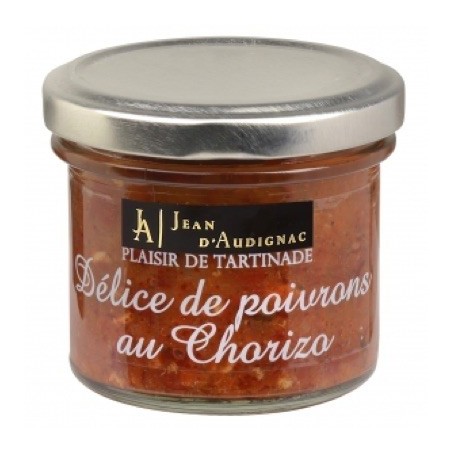 Délice de poivrons au chorizo -  100 g (Jean d'Audignac)disponible à la Maison Pollet de Toulouse
