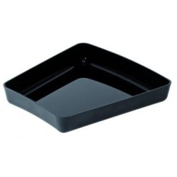 Plat Copolyester Noir 240x170x40 mm - Ravier coniquedisponible à la Maison Pollet de Toulouse