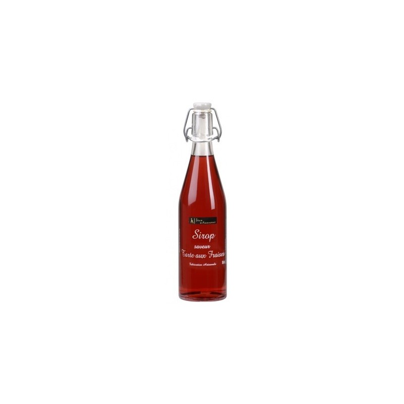 Sirop Tarte Fraise - 50 cl (Jean d'Audignac)disponible à la Maison Pollet de Toulouse